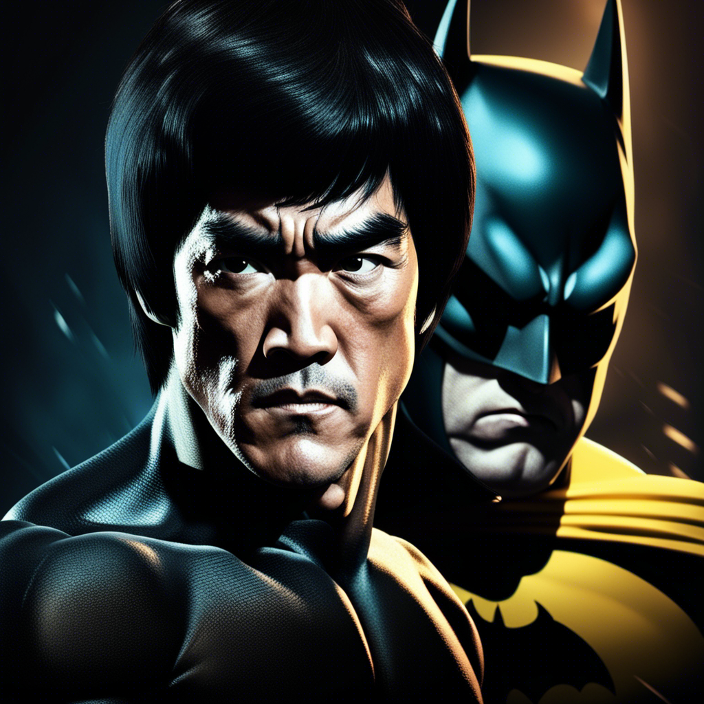 Bruce Lee and Batman